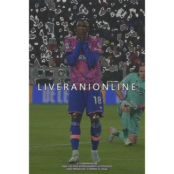 Torino 07.01.2023 Allianz Stadium ©Manuela Viganti/Agenzia Aldo Liverani Juventus vs Udinese Campionato Calcio Serie A TIM 2022/2023 17a giornata Nella foto: delusione moise kean ©Viganti / AGENZIA ALDO LIVERANI SAS
