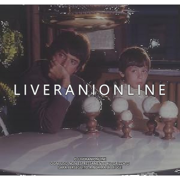 RETROSPETTIVAT OMAS MILIAN, PSEUDONIMO DI TOMAS QUINTIN RODRIGUEZ ATTORE  NELLA FOTO TOMAS MILIAN A ROMA CON IL FIGLIO TOMASO JR AG ALDO LIVERANI SAS 