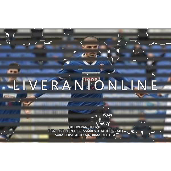 TVRG Mattia Bortolussi (Novara) esulta dopo il gol dell\'1 a 0 Novara vs Mantova Novara 08-01-2023 Stadio Silvio Piola Campionato Serie C girone A - 21a giornata foto Roberto Garavaglia/ag. Aldo Liverani sas / AGENZIA ALDO LIVERANI SAS