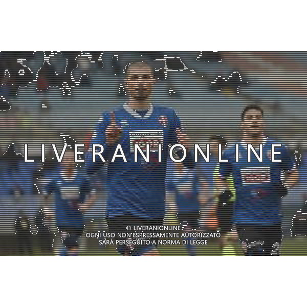 TVRG Mattia Bortolussi (Novara) esulta dopo il gol dell\'1 a 0 Novara vs Mantova Novara 08-01-2023 Stadio Silvio Piola Campionato Serie C girone A - 21a giornata foto Roberto Garavaglia/ag. Aldo Liverani sas / AGENZIA ALDO LIVERANI SAS