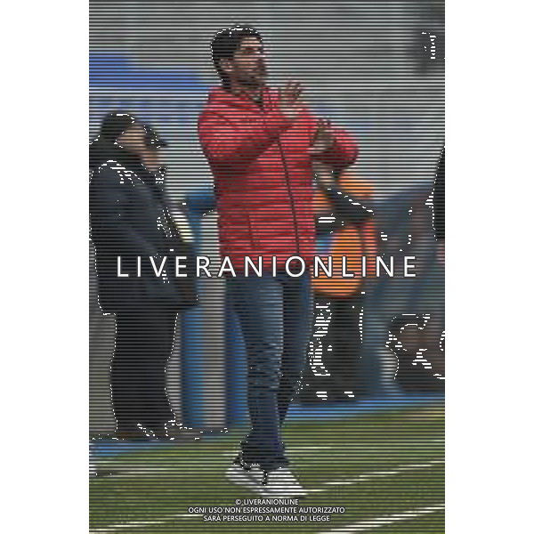TVRG Nicola Corrent allenatore Mantova Novara vs Mantova Novara 08-01-2023 Stadio Silvio Piola Campionato Serie C girone A - 21a giornata foto Roberto Garavaglia/ag. Aldo Liverani sas / AGENZIA ALDO LIVERANI SAS