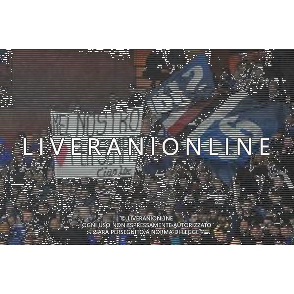 08-01-2023 GENOVA CAMPIONATO DI CALCIO SERIE A SAMPDORIA-NAPOLI nella foto: tifo e striscioni per Gianluca Vialli Foto Mosca, Ag.Liverani