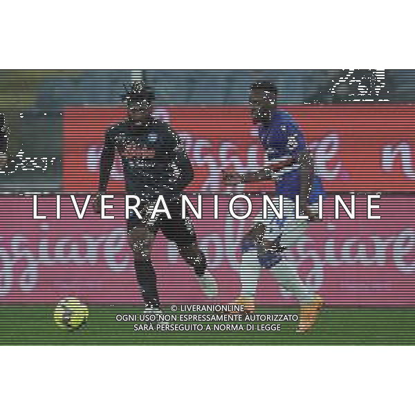 SAMPDORIA vs NAPOLI 17a giornata Campionato Calcio Serie A TIM 08.01.2023 Nella foto: Frank Anguissa, Ronaldo Vieira ©MOSCA / AGENZIA ALDO LIVERANI SAS