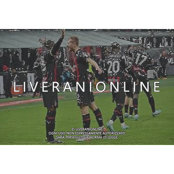 esultanza Milan dopo il gol del 2 a 0 Tommaso Pobega Milan vs Roma Milano 08-01-2023 Stadio Giuseppe Meazza - San Siro Campionato Serie A TIM - 17a giornata foto Roberto Garavaglia/ag. Aldo Liverani sas / AGENZIA ALDO LIVERANI SAS