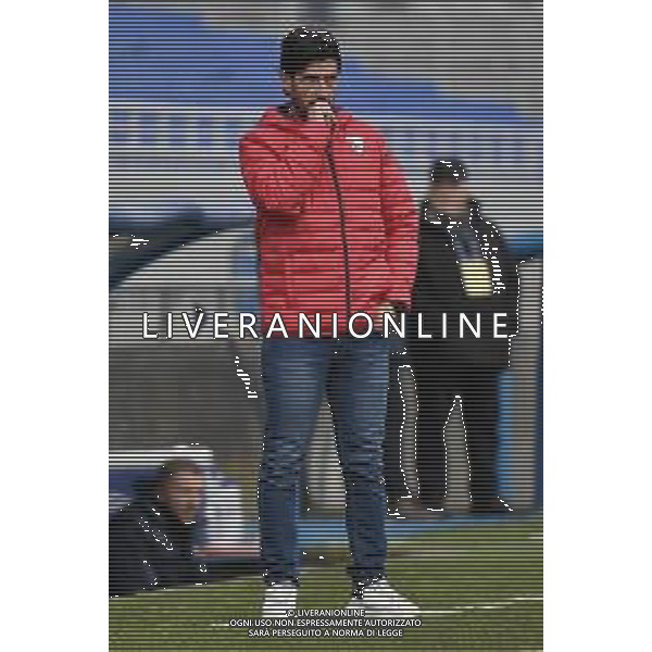 TVRG Nicola Corrent allenatore Mantova Novara vs Mantova Novara 08-01-2023 Stadio Silvio Piola Campionato Serie C girone A - 21a giornata foto Roberto Garavaglia/ag. Aldo Liverani sas