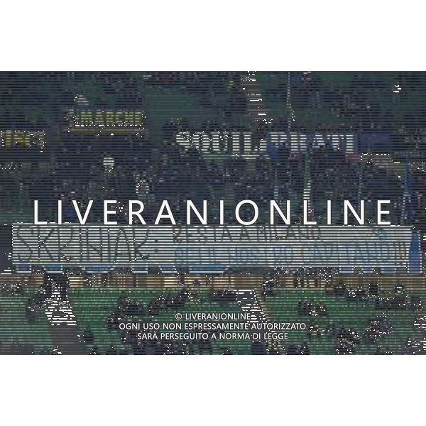 striscione tifosi Inter per skriniar Inter vs Parma Milano 10-01-2023 Stadio Giuseppe Meazza San Siro Coppa Italia Frecciarossa - ottavi di finale foto Roberto Garavaglia/ag. Aldo Liverani sas / AGENZIA ALDO LIVERANI SAS