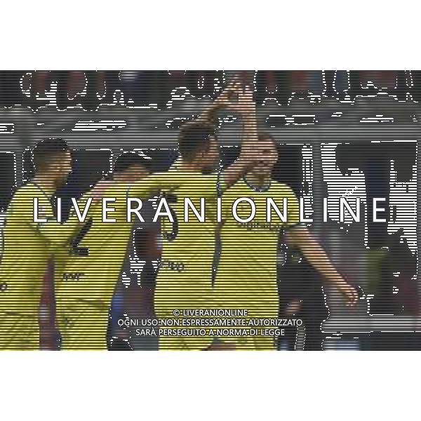 esultanza Inter dopo il gol del 2 a 1 Francesco Acerbi Inter vs Parma Milano 10-01-2023 Stadio Giuseppe Meazza San Siro Coppa Italia Frecciarossa - ottavi di finale foto Roberto Garavaglia/ag. Aldo Liverani sas / AGENZIA ALDO LIVERANI SAS
