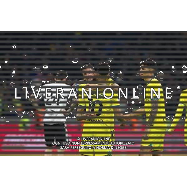 ESULTANZA DOPOGOL FRANCESCO ACERBI CON LAUTARO MARTINEZ - Inter vs Parma Ottavi di Finale Coppa Italia Frecciarossa 10-01-2023 ©Giampietri Paolo / AGENZIA ALDO LIVERANI SAS
