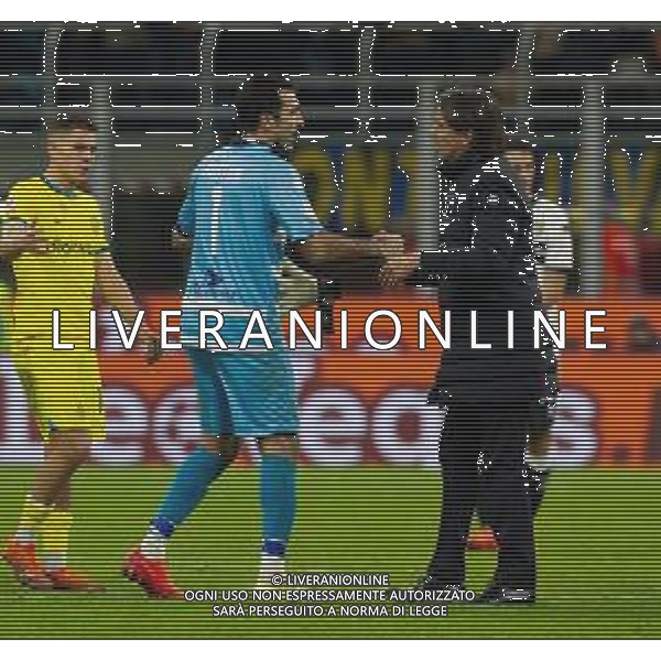 GIANLUIGI BUFFON E SIMONE INZAGHI A FINE GARA- Inter vs Parma Ottavi di Finale Coppa Italia Frecciarossa 10-01-2023 ©Giampietri Paolo / AGENZIA ALDO LIVERANI SAS