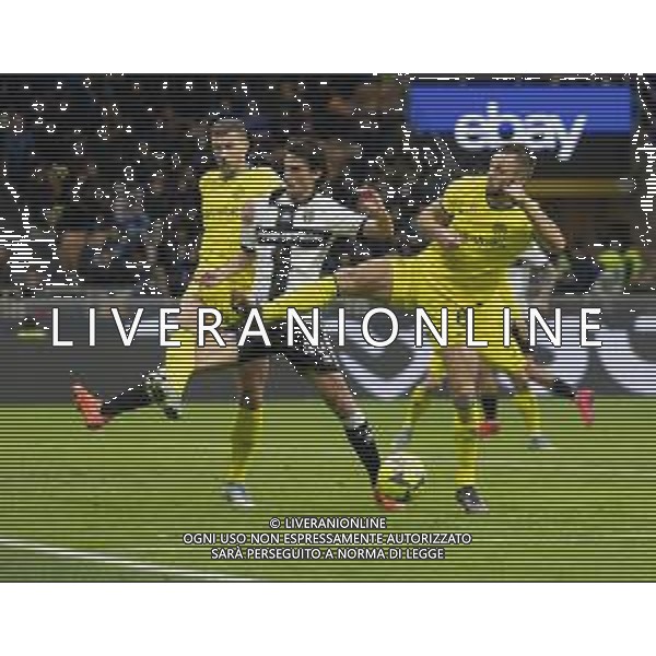 ROBERTO INGLESE TRA EDIN DZEKO E STEFAN DE VRIJ- Inter vs Parma Ottavi di Finale Coppa Italia Frecciarossa 10-01-2023 ©Giampietri Paolo / AGENZIA ALDO LIVERANI SAS