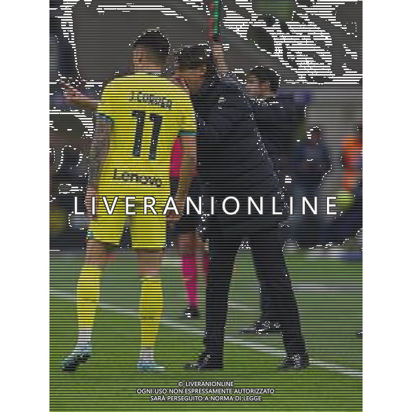 simone inzaghi con jaoquin correa- Inter vs Parma Ottavi di Finale Coppa Italia Frecciarossa 10-01-2023 ©Giampietri Paolo / AGENZIA ALDO LIVERANI SAS