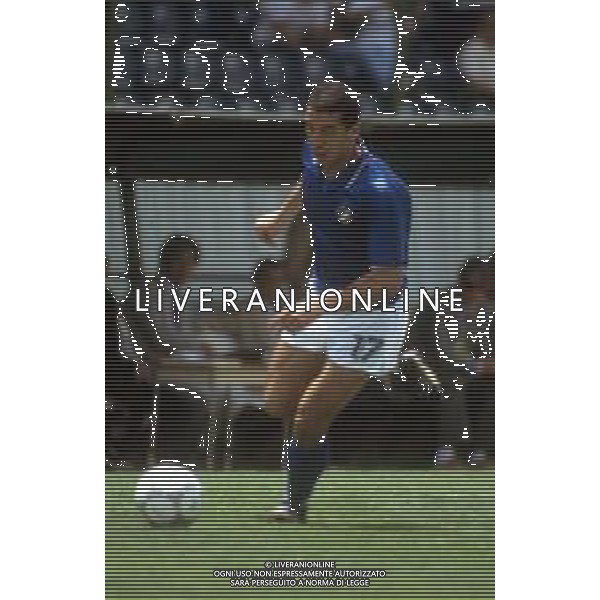 RETROSPETTIVA GIANLUCA VIALLI CALCIATORE NELLA FOTO CON LA MAGLIA DELLA NAZIONALE ITALIANA AI MONDIALI DEL MESSICO NELL\'ANNO 1986 FOTO DFP/ ARCHIVIO AGENZIA ALDO LIVERANI