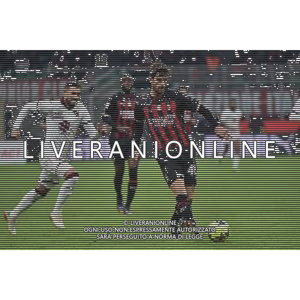 Matteo Gabbia (Milan) Milan vs Torino Milano 11-01-2023 Stadio Giuseppe Meazza San Siro Coppa Italia Frecciarossa - ottavi di finale foto Roberto Garavaglia/ag. Aldo Liverani sas / AGENZIA ALDO LIVERANI SAS