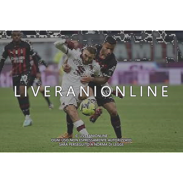 Nikola Vlasic (Torino) e Aster Vranckx (Milan) Milan vs Torino Milano 11-01-2023 Stadio Giuseppe Meazza San Siro Coppa Italia Frecciarossa - ottavi di finale foto Roberto Garavaglia/ag. Aldo Liverani sas / AGENZIA ALDO LIVERANI SAS