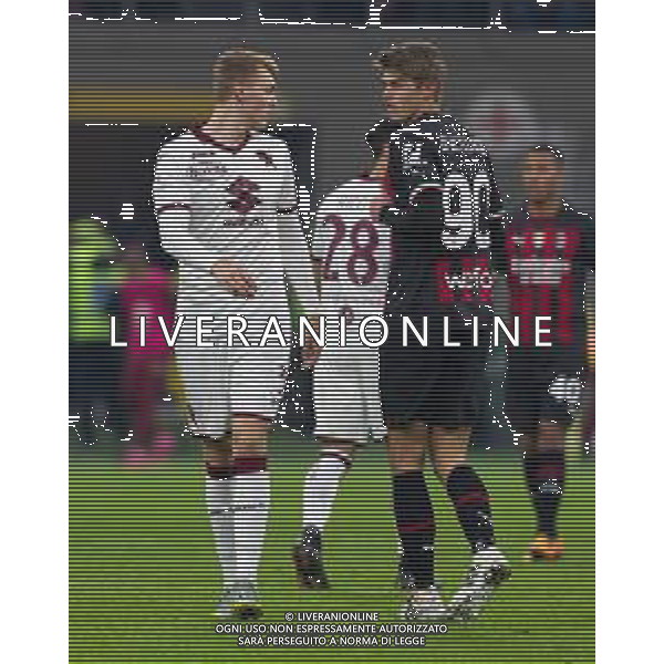 perr schuurs e charles de ketelaere -Milan vs Torino Ottavi di Finale Coppa Italia Frecciarossa Milano 11-01-2023 ©Giampietri Paolo/ AGENZIA ALDO LIVERANI SAS