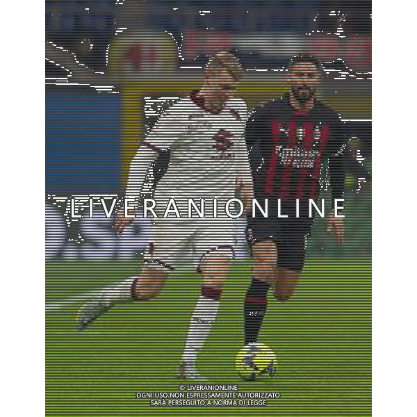 perr schuurs e olivier giroud -Milan vs Torino Ottavi di Finale Coppa Italia Frecciarossa Milano 11-01-2023 ©Giampietri Paolo/ AGENZIA ALDO LIVERANI SAS