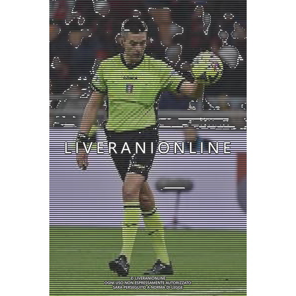 l\'arbitro Antonio Rapuano di Rimini Milan vs Torino Milano 11-01-2023 Stadio Giuseppe Meazza San Siro Coppa Italia Frecciarossa - ottavi di finale foto Roberto Garavaglia/ag. Aldo Liverani sas / AGENZIA ALDO LIVERANI SAS