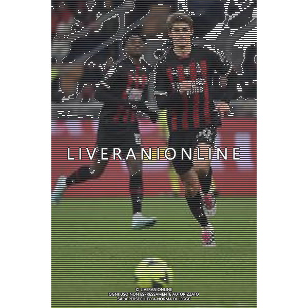 Charles de Ketelaere (Milan) e dietro a SX Rafael Leao (Milan) Milan vs Torino Milano 11-01-2023 Stadio Giuseppe Meazza San Siro Coppa Italia Frecciarossa - ottavi di finale foto Roberto Garavaglia/ag. Aldo Liverani sas / AGENZIA ALDO LIVERANI SAS