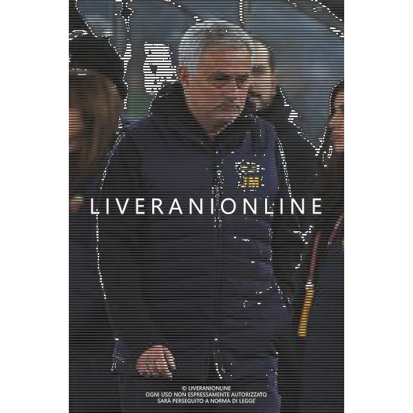 Roma vs Genoa Coppa Italia - Ottavi di finale Stadio Olimpico - Roma 12-01-2023 nella foto Jose\' Mourinho allenatore roma ©Federico Gaetano / AGENZIA ALDO LIVERANI SAS