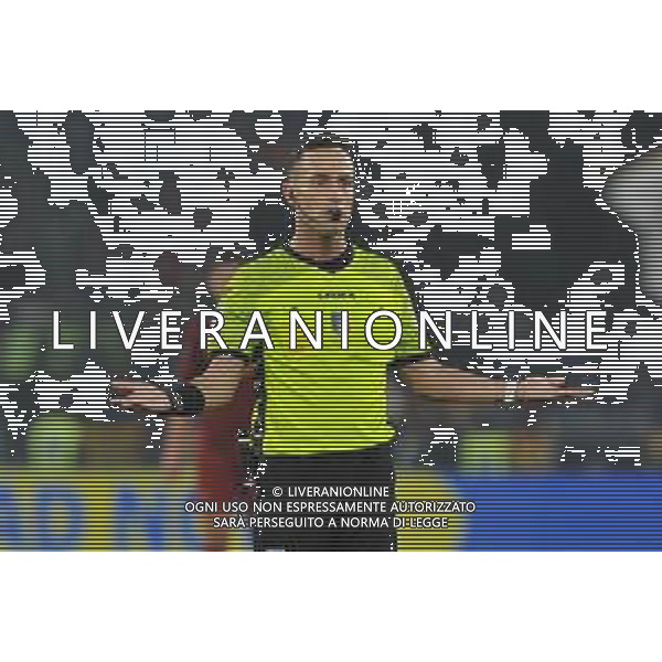 Roma vs Genoa Coppa Italia - Ottavi di finale Stadio Olimpico - Roma 12-01-2023 nella foto Ermanno Feliciani arbitro ©Federico Gaetano / AGENZIA ALDO LIVERANI SAS