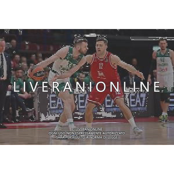 TVRG Tomas Dimsa (Zalgiris Kaunas) e Billy Baron (Olimpia Milano) EA7 Emporio Armani Milano vs Zalgiris Kaunas Assago (MI) 13-01-2023 Mediolanum Forum Turkish Airlines Euroleague 19a giornata regular season foto Roberto Garavaglia/ag. Aldo Liverani sas / AGENZIA ALDO LIVERANI SAS