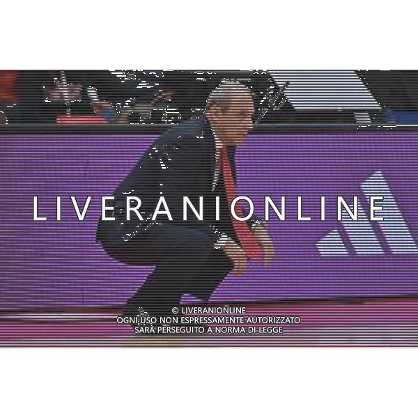 TVRG Ettore Messina allenatore Olimpia Milano EA7 Emporio Armani Milano vs Zalgiris Kaunas Assago (MI) 13-01-2023 Mediolanum Forum Turkish Airlines Euroleague 19a giornata regular season foto Roberto Garavaglia/ag. Aldo Liverani sas / AGENZIA ALDO LIVERANI SAS