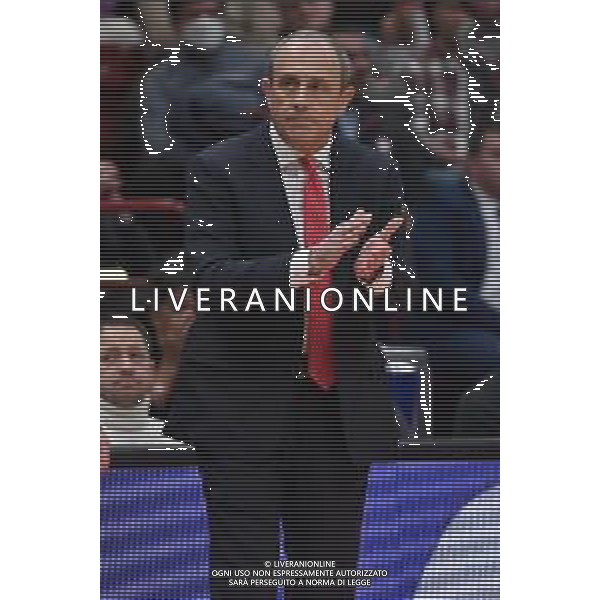 TVRG Ettore Messina allenatore Olimpia Milano EA7 Emporio Armani Milano vs Zalgiris Kaunas Assago (MI) 13-01-2023 Mediolanum Forum Turkish Airlines Euroleague 19a giornata regular season foto Roberto Garavaglia/ag. Aldo Liverani sas / AGENZIA ALDO LIVERANI SAS