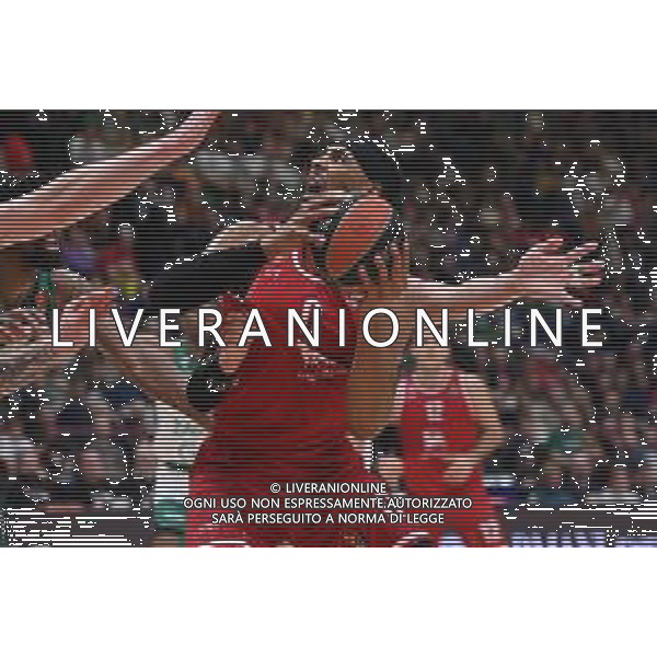 TVRG Brandon Davies (Olimpia Milano) EA7 Emporio Armani Milano vs Zalgiris Kaunas Assago (MI) 13-01-2023 Mediolanum Forum Turkish Airlines Euroleague 19a giornata regular season foto Roberto Garavaglia/ag. Aldo Liverani sas / AGENZIA ALDO LIVERANI SAS