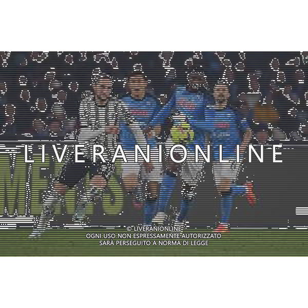 NAPOLI - JUVENTUS CAMPIONATO CALCIO SEIRE A TIM 13.01.2023 NELLA FOTO ADRIEN RABIOT E Frank Anguissa ©MOSCA / AGENZIA ALDO LIVERANI SAS