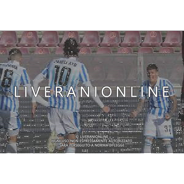 Reggio Calabria, Stadio Oreste Granillo Serie B 2022-2023 Reggina-Spal In foto: Festa esultanza Spal ©Andrea Rosito / AGENZIA ALDO LIVERANI SAS