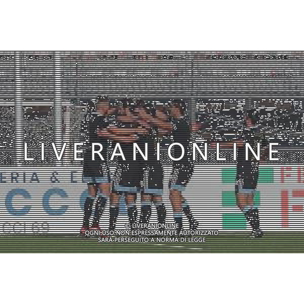 ZCP - LEGA PRO 14/01/2023 Rimini - Entella Campionato di Calcio serie C girone B - nella foto: Esultanza entella dopo il goal merkaj silvio ©Claudio Zamagni/ / AGENZIA ALDO LIVERANI SAS