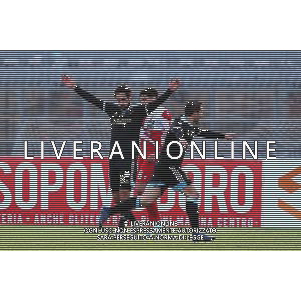 ZCP - LEGA PRO 14/01/2023 Rimini - Entella Campionato di Calcio serie C girone B - nella foto: Esultanza entella dopo il goal ©Claudio Zamagni/ / AGENZIA ALDO LIVERANI SAS