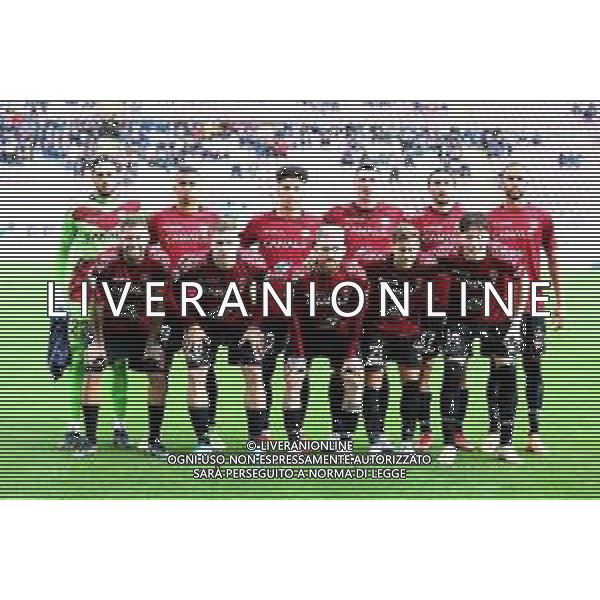 14.01.2023 REGGIO CALABRIA STADIO ORESTE GRANILLO. CAMPIONATO NAZIONALE SERIE B REGGINA VS SPAL IN FOTO FORMAZIONE REGGINA ©GARREFFA PASQUALE / AGENZIA ALDO LIVERANI SAS