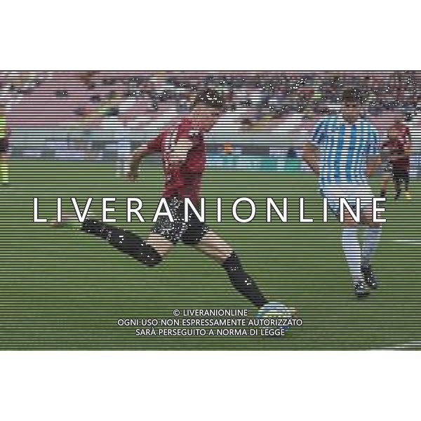 14.01.2023 REGGIO CALABRIA STADIO ORESTE GRANILLO. CAMPIONATO NAZIONALE SERIE B REGGINA VS SPAL IN FOTO FABBIAN REGGINA E DALLE MURA SPAL ©GARREFFA PASQUALE / AGENZIA ALDO LIVERANI SAS