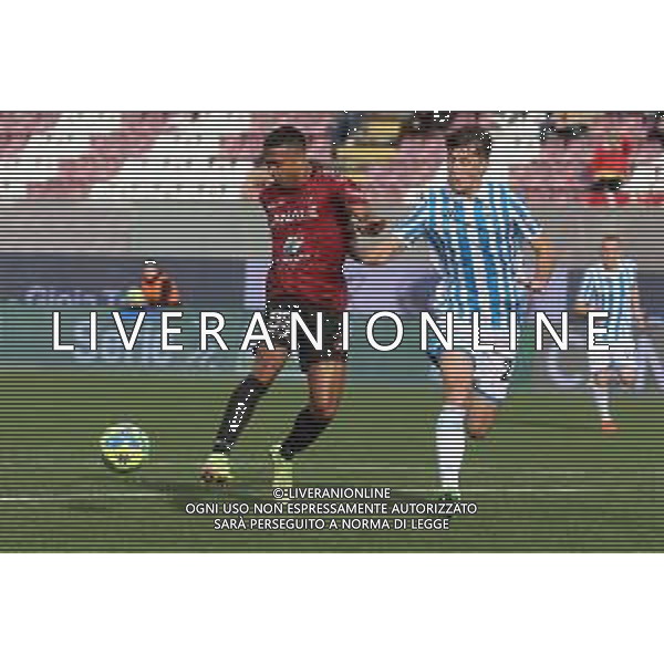 14.01.2023 REGGIO CALABRIA STADIO ORESTE GRANILLO. CAMPIONATO NAZIONALE SERIE B REGGINA VS SPAL IN FOTO RIVAS REGGINA E PEDA SPAL ©GARREFFA PASQUALE / AGENZIA ALDO LIVERANI SAS