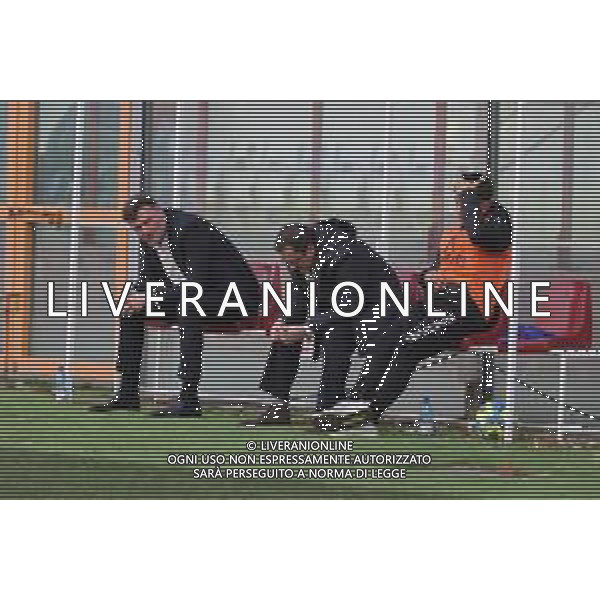 14.01.2023 REGGIO CALABRIA STADIO ORESTE GRANILLO. CAMPIONATO NAZIONALE SERIE B REGGINA VS SPAL IN FOTO MASSIMO TAIBI PRIMO DA SX DS REGGINA ©GARREFFA PASQUALE / AGENZIA ALDO LIVERANI SAS
