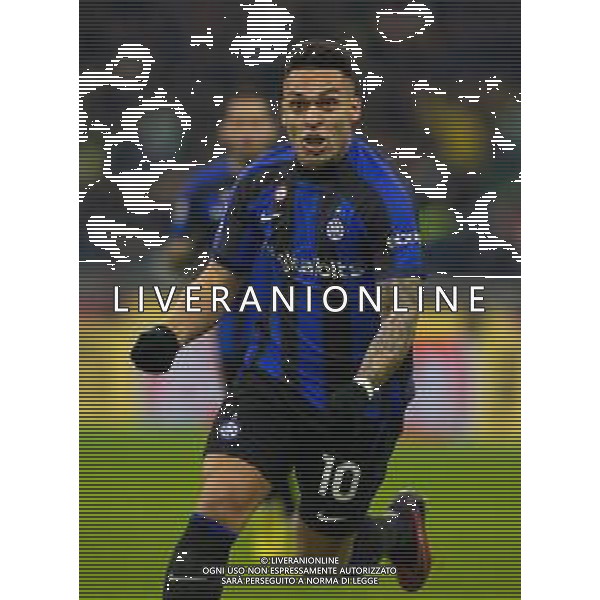 Esultanza dopogol lautaro martinez -Inter vs Hellas Verona Campionato Serie A TIM - 18a giornata 14-01-2023 ©GIAMPIETRI PAOLO / AGENZIA ALDO LIVERANI SAS