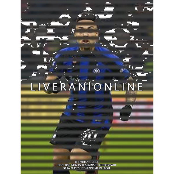 Esultanza dopogol lautaro martinez -Inter vs Hellas Verona Campionato Serie A TIM - 18a giornata 14-01-2023 ©GIAMPIETRI PAOLO / AGENZIA ALDO LIVERANI SAS