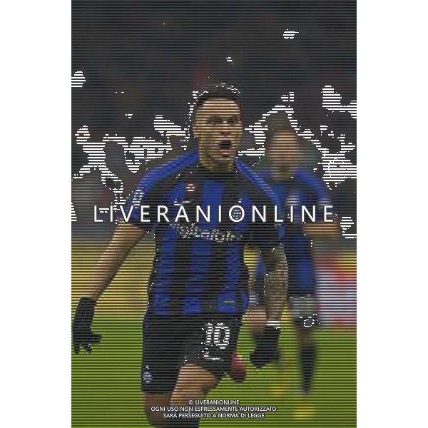 Esultanza dopogol lautaro martinez -Inter vs Hellas Verona Campionato Serie A TIM - 18a giornata 14-01-2023 ©GIAMPIETRI PAOLO / AGENZIA ALDO LIVERANI SAS