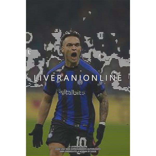 Esultanza dopogol lautaro martinez -Inter vs Hellas Verona Campionato Serie A TIM - 18a giornata 14-01-2023 ©GIAMPIETRI PAOLO / AGENZIA ALDO LIVERANI SAS