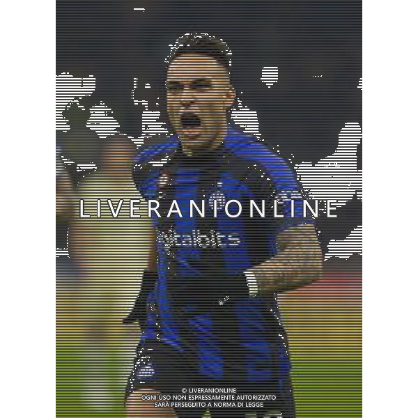 Esultanza dopogol lautaro martinez -Inter vs Hellas Verona Campionato Serie A TIM - 18a giornata 14-01-2023 ©GIAMPIETRI PAOLO / AGENZIA ALDO LIVERANI SAS