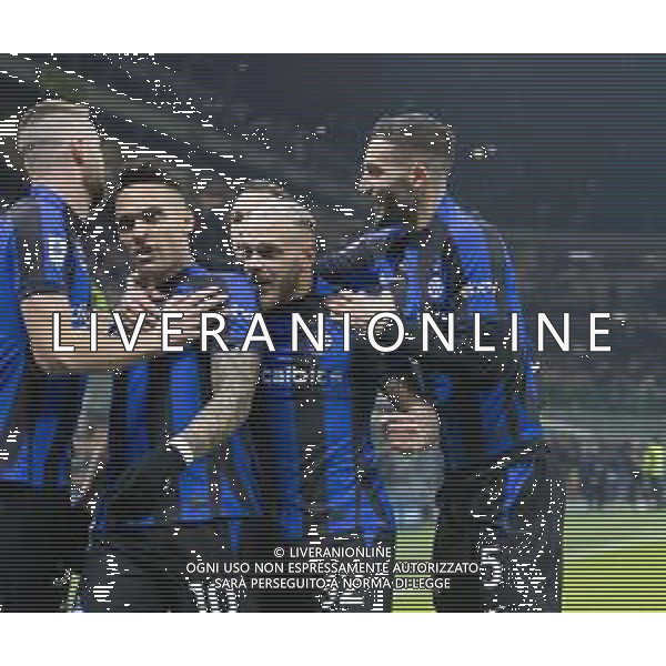 Esultanza dopogol lautaro martinez -Inter vs Hellas Verona Campionato Serie A TIM - 18a giornata 14-01-2023 ©GIAMPIETRI PAOLO / AGENZIA ALDO LIVERANI SAS