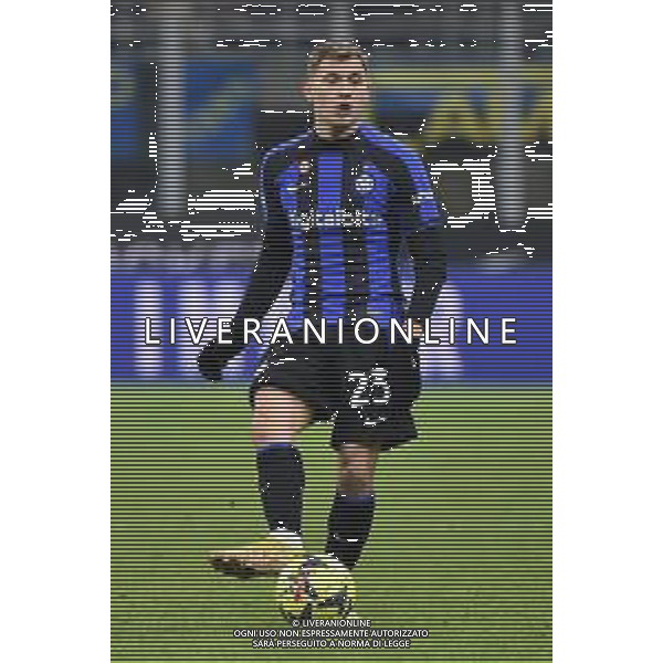 Nicolo\' Barella (Inter) Inter vs Hellas Verona Milano 14-01-2023 Stadio Giuseppe Meazza - San Siro Campionato Serie A TIM - 18a giornata foto Roberto Garavaglia/ag. Aldo Liverani sas