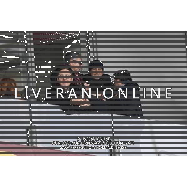 TVMV-Torino 15.01.2023 Stadio Grande Torino © Manuela Viganti/Agenzia Aldo Liverani Torino vs Spezia Campionato Calcio Serie A TIM 2022/2023 18a giornata Nella foto: L\'attore kevin spacey in tribuna al grande torino ©Viganti / AGENZIA ALDO LIVERANI SAS