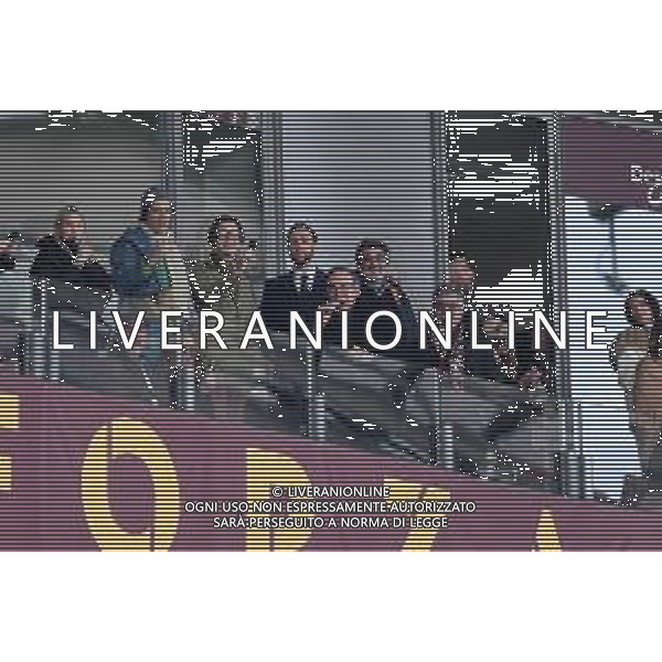 TVMV-Torino 15.01.2023 Stadio Grande Torino © Manuela Viganti/Agenzia Aldo Liverani Torino vs Spezia Campionato Calcio Serie A TIM 2022/2023 18a giornata Nella foto: L\'attore kevin spacey in tribuna al grande torino ©Viganti / AGENZIA ALDO LIVERANI SAS