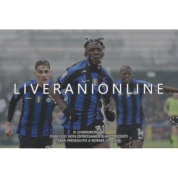 TVRG Enoch Owusu (Inter) esulta dopo il gol dell\'1 a 0 Inter vs Milan Milano 15-01-2023 Konami Youth Development Centre in Memory of Giacinto Facchetti - centro sportivo Giacinto Facchetti Interello Campionato Primavera 1 TIM - 14a giornata foto Roberto Garavaglia/ag. Aldo Liverani sas / AGENZIA ALDO LIVERANI SAS