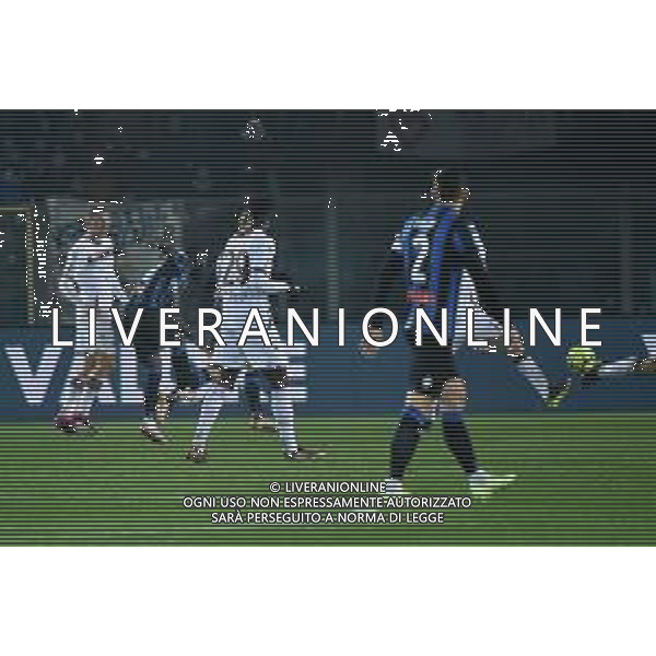TVRG Jeremie Boga (Atalanta) segna il gol dell\'1 a 0 Atalanta vs Salernitana Bergamo 15-01-2023 Gewiss Stadium - Stadio Atleti Azzurri d\'Italia Campionato Serie A TIM - 18a giornata foto Roberto Garavaglia/ag. Aldo Liverani sas / AGENZIA ALDO LIVERANI SAS