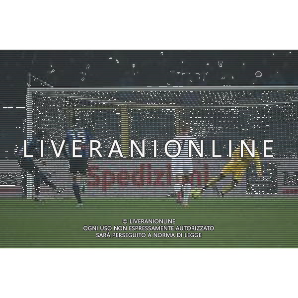 TVRG Ademola Lookman (Atalanta) segna il gol del 2 a 1 Atalanta vs Salernitana Bergamo 15-01-2023 Gewiss Stadium - Stadio Atleti Azzurri d\'Italia Campionato Serie A TIM - 18a giornata foto Roberto Garavaglia/ag. Aldo Liverani sas / AGENZIA ALDO LIVERANI SAS