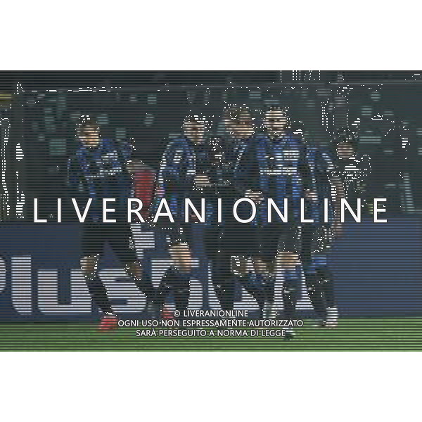 TVRG esultanza Atalanta dopo il gol del 2 a 1 Ademola Lookman Atalanta vs Salernitana Bergamo 15-01-2023 Gewiss Stadium - Stadio Atleti Azzurri d\'Italia Campionato Serie A TIM - 18a giornata foto Roberto Garavaglia/ag. Aldo Liverani sas / AGENZIA ALDO LIVERANI SAS