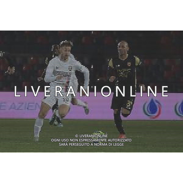 Cosenza, ITALY - JANUARY, 15: Christian D\'Urso and Pasquale Schiattarella during the Serie B match between Cosenza and Benevento at Stadio San Vito-Marulla on January 15, 2023 in Cosenza FOTO ANDREA ROSITO-AG ALDO LIVERANI SAS